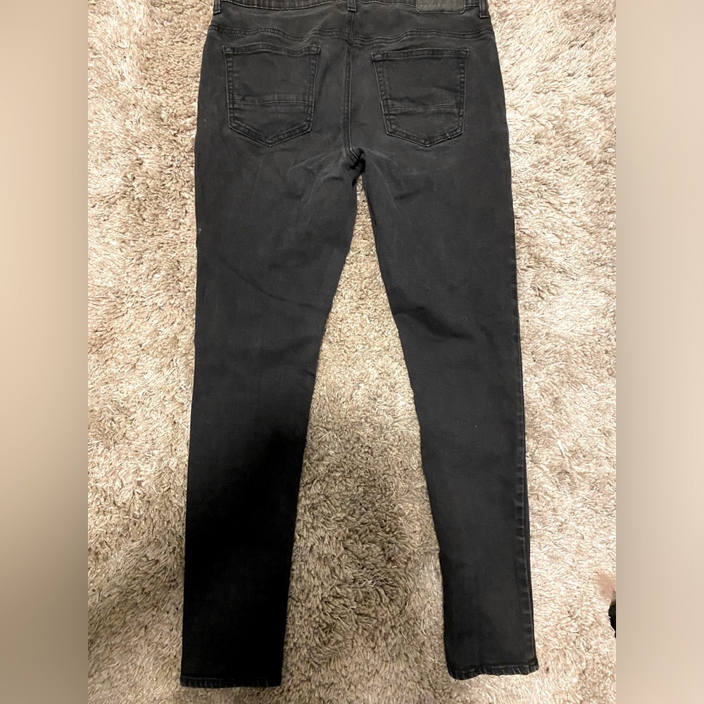 Pacsun stacked skinny jeans 33x32. Black